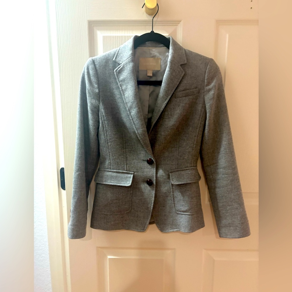 Banana Republic Classic Gray Women's Blazer